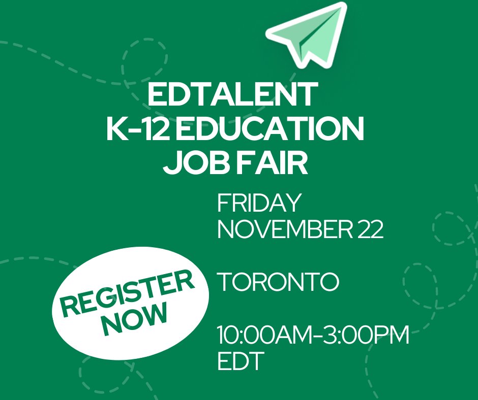 While Taylor Swift lights up the stage, you can light up your career at Canada’s largest Education Job Fair on Nov 22! 🌟 Meet top school boards &amp; explore 100’s of job opportunities nationwide 🇨🇦

Don't miss out - register now &gt; bit.ly/4eZJx8R