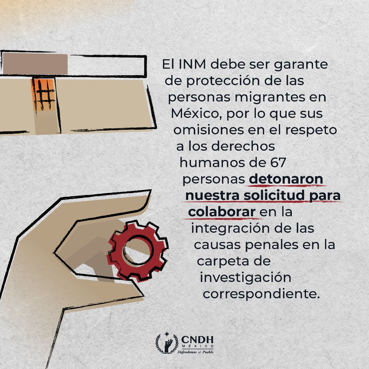 CNDH's tweet photo. Al emitir la #Recomendación 111VG/2023 al #INAMI, no sólo solicitamos reparar el daño a las víctimas directas e indirectas, sino que desencadenamos un arduo proceso para prevenir violaciones a #DerechosHumanos similares en el futuro. Por ello, cada Recomendación es de vital importancia, pues permite sentar precedentes para la garantía progresiva de tus #Derechos.

#DefendemosAlPueblo