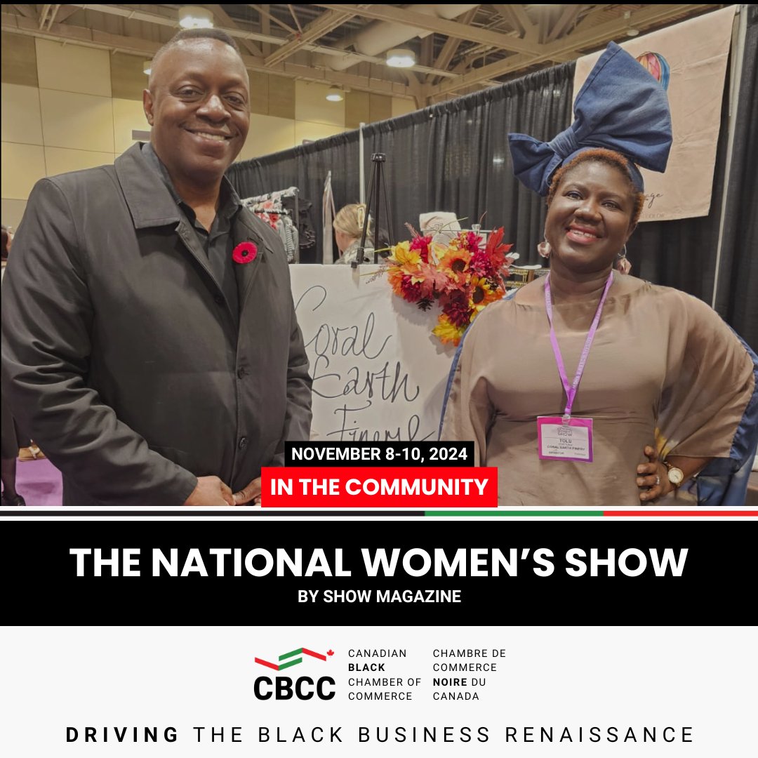 CDNBlackChamber's tweet photo. From November 8-10, we had an incredible time at The National Women’s Show by Show Magazine.
#NationalWomensShow #FashionFoodFun #ShowMagazine https://t.co/IkMNbvisXd