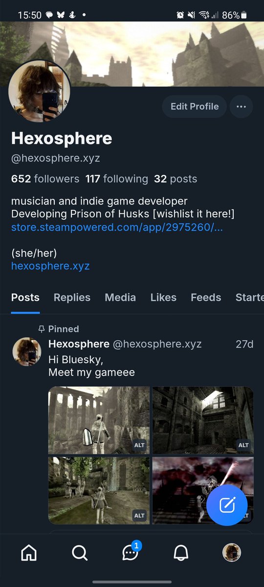 A reminder I'd like to be here less

I'll keep posting for Prison of Husks but I encourage you to leave this site if you can cuz its fucking shit!

Add me on bsky 🦋 check the pic :]