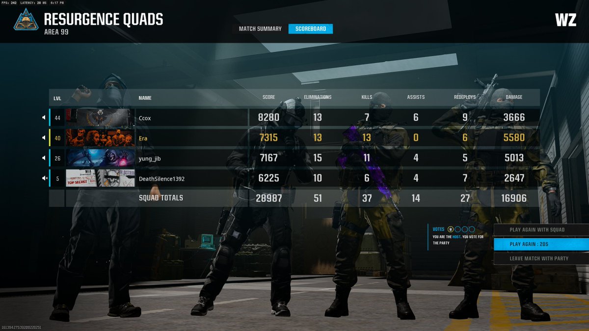 first in za to win in rebirth with 10+ kills  (highly skilled)