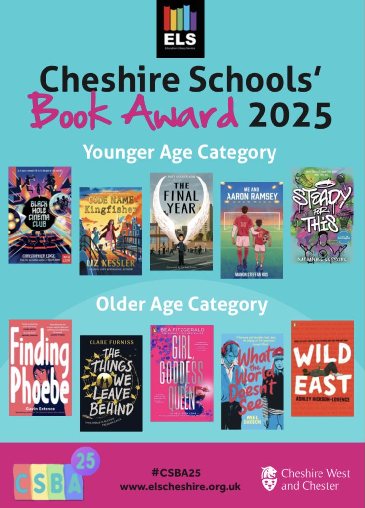 Simon & Schuster Children's Books (@simonkids_uk) on Twitter photo So lovely to have Code Name Kingfisher by Liz Kessler and The Things We Leave Behind by Clare Furniss on the shortlist for the 2025 Cheshire Schools’ Book Award! Thank you <a href="/CheshireELS/">Cheshire Education Library Service</a> ✨📚
<a href="/lizkesslerbooks/">Liz Kessler</a> <a href="/ClareFurniss/">Clare Furniss @clarefurniss.bsky.social</a> So lovely to have Code Name Kingfisher by Liz Kessler and The Things We Leave Behind by Clare Furniss on the shortlist for the 2025 Cheshire Schools’ Book Award! Thank you <a href="/CheshireELS/">Cheshire Education Library Service</a> ✨📚
<a href="/lizkesslerbooks/">Liz Kessler</a> <a href="/ClareFurniss/">Clare Furniss @clarefurniss.bsky.social</a>