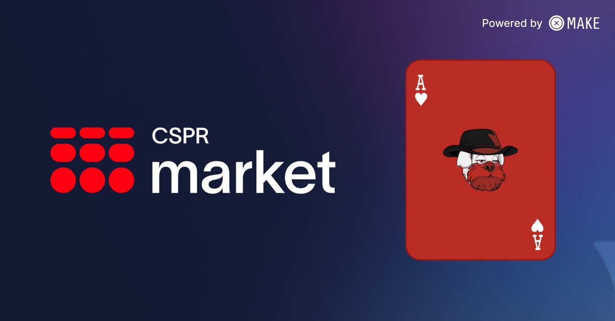 🚨 Attention #Casper NFT Enthusiasts! 🚨

Outlaw Dogs Companion NFTs have officially dropped on cspr.market! 🐾🔥 

Don’t miss out, buy or trade your unique Outlaw Dog Companion today! 🚀 ⤵️

cspr.market/collections/37…