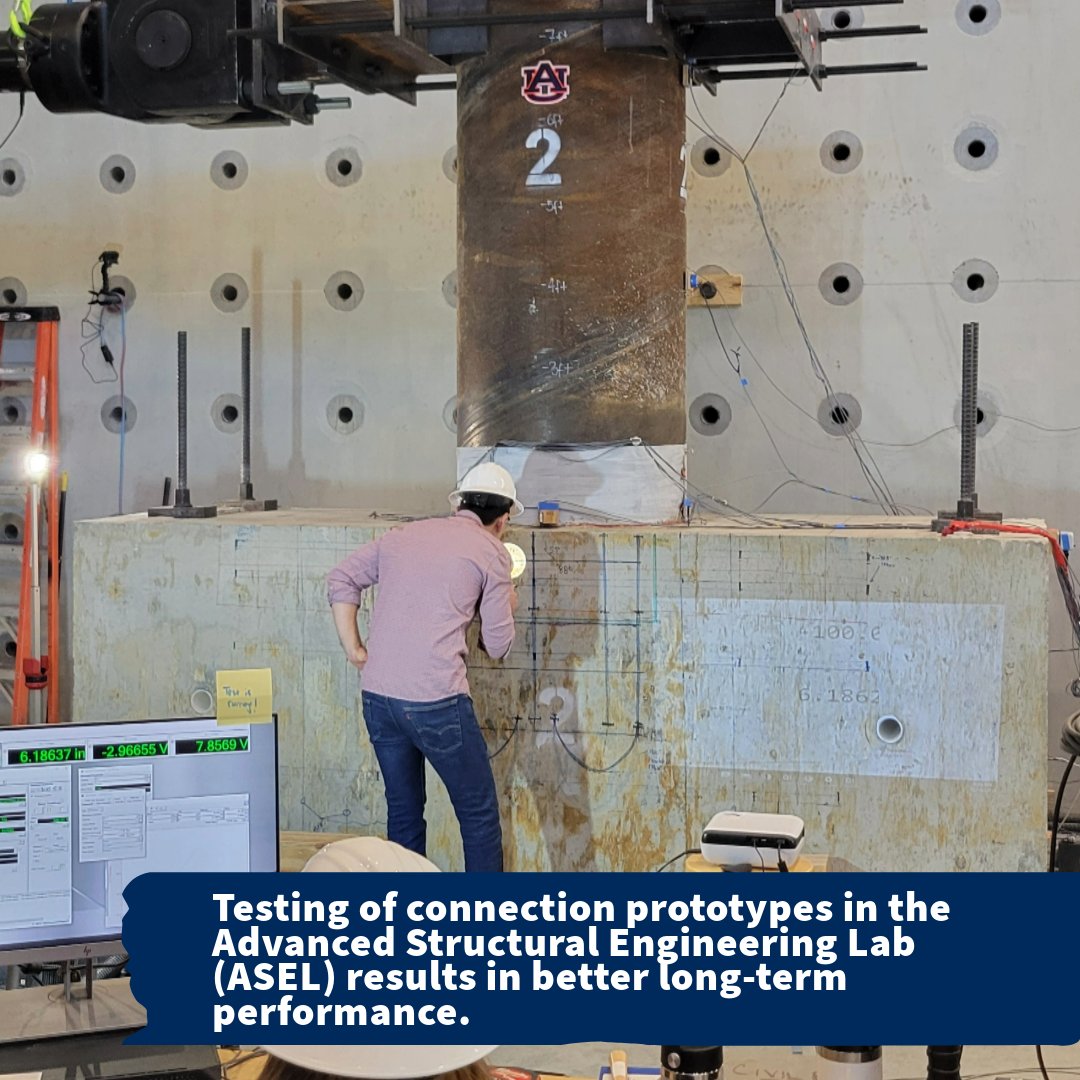 AUCivilEngineer's tweet image. Faculty and students at the Advanced Structural Engineering Laboratory (ASEL) are currently engaged in several research projects in collaboration with ALDOT. Read more at aub.ie/80pFz8