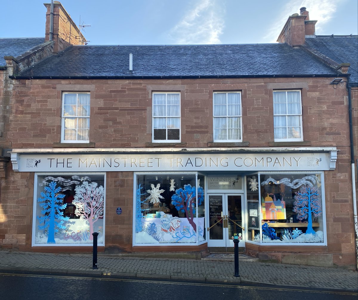 mainstreethare's tweet photo. Our winter windows are complete! With 5 very large windows to fill, it takes a team and what a job they have done!
#EmilySutton and a few of the MST staff have well and truly brought King Winter's wonderland to Mainstreet.
@PushkinPress @emilysutton https://t.co/EWTNwrVTe3