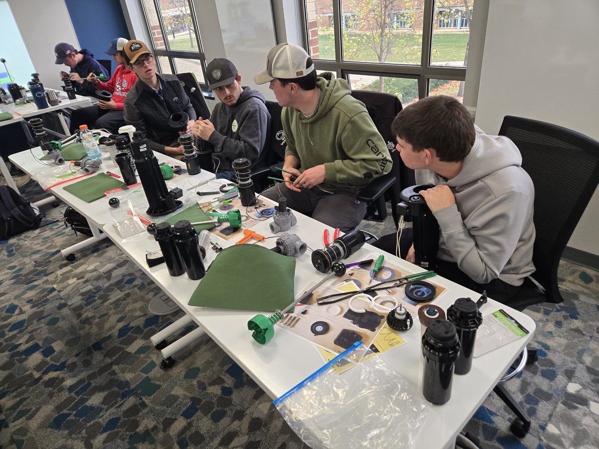 One of my favorite classes, valve and sprinkler day! Love this industry, crazy generous and I thank you!
students rocked it.
#psuirrigation 
#psuirrigation 
#psuturf