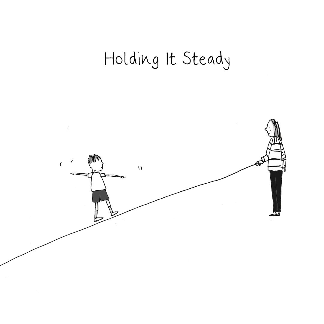 The voice stays even.
We don't rush.
Dialogue is kept to a minimum.
Face stays neutral.
Here we are.
We've got this.