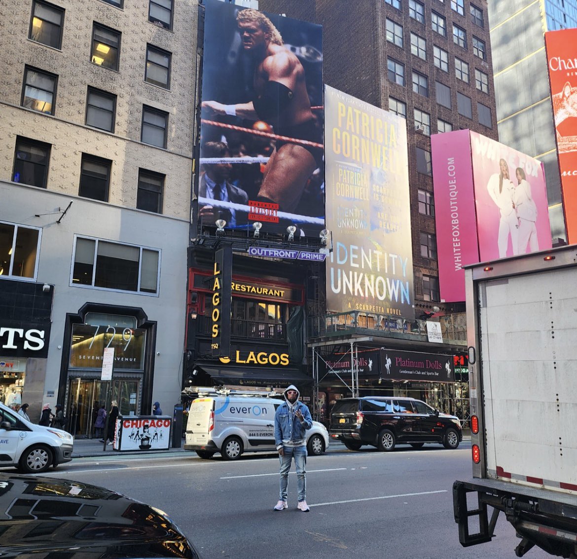 WESTSIDEGUNN's tweet photo. BODY RHODES 🦂🐐
#SUPERFLYGOD #GXFR #AOTY #STILLPRAYING #ICON #ART #CULTURE #RIPSID #4THROPE #HWH11 #TIMESQUARE https://t.co/fAxe2KfRHT