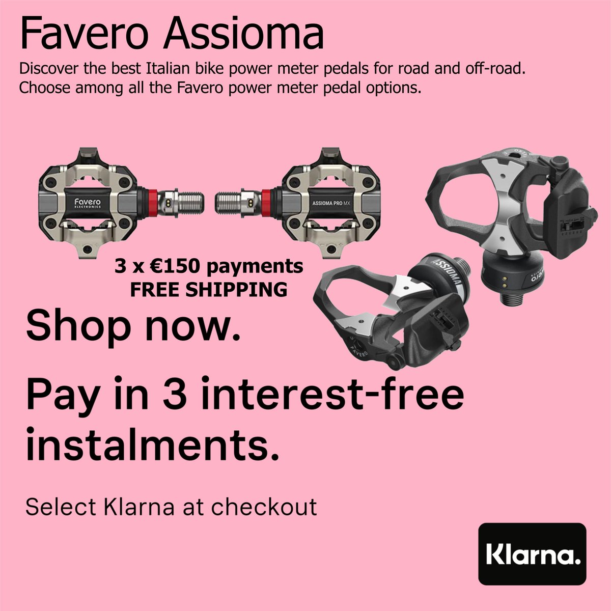 Take your training to the next level with a set of power pedals. We have models to suit Road and Off-Road. Details on our website: thebikestation.ie/favero