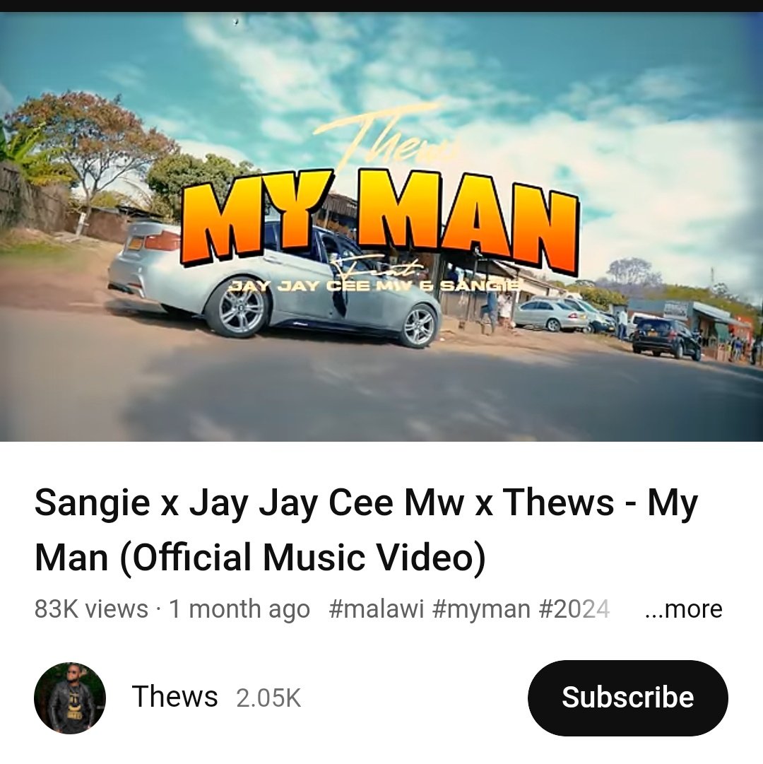 Canalmw98's tweet photo. Wow this song is nice 🔥🔥🔥nyimbo kubeba ngati isathe zonse Audio + Video 10 /10
Here is the YouTube link Enjoy 📍
https://t.co/BDhJiB0BPa
#Myman
#Thews
@merv_inn https://t.co/X4TgF1h31c