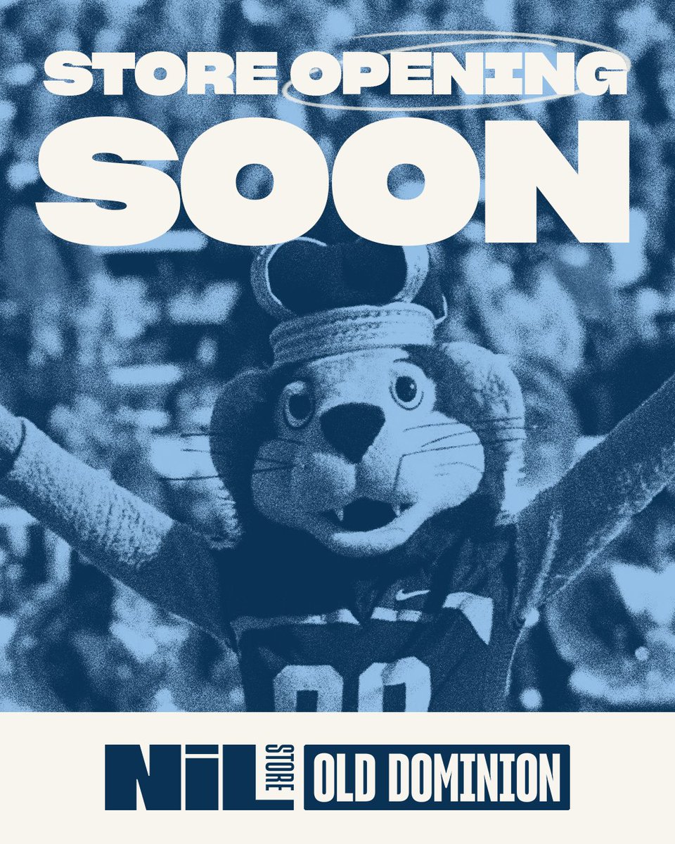 ODUNILStore's tweet image. The Old Dominion NIL Store is coming soon!     

Stay tuned for officially licensed apparel supporting your favorite @ODUSports athletes   

Powered by @nil_store, where every athlete counts ➡️ nil.store