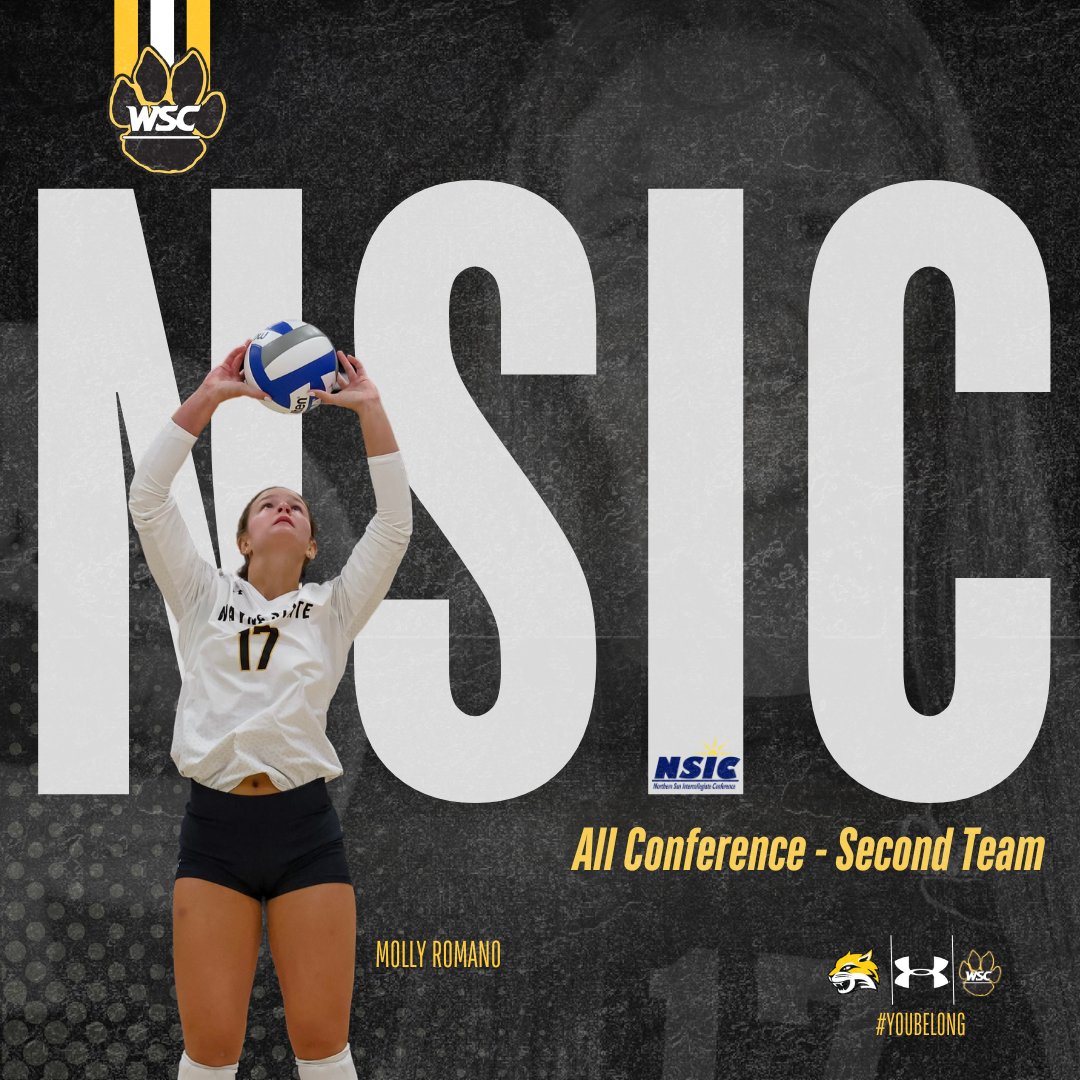 CONGRATS to Senior libero, Brooke Peltz, and Freshman setter, Molly Romano, on being named All-NSIC Second Team!

#YouBelong
