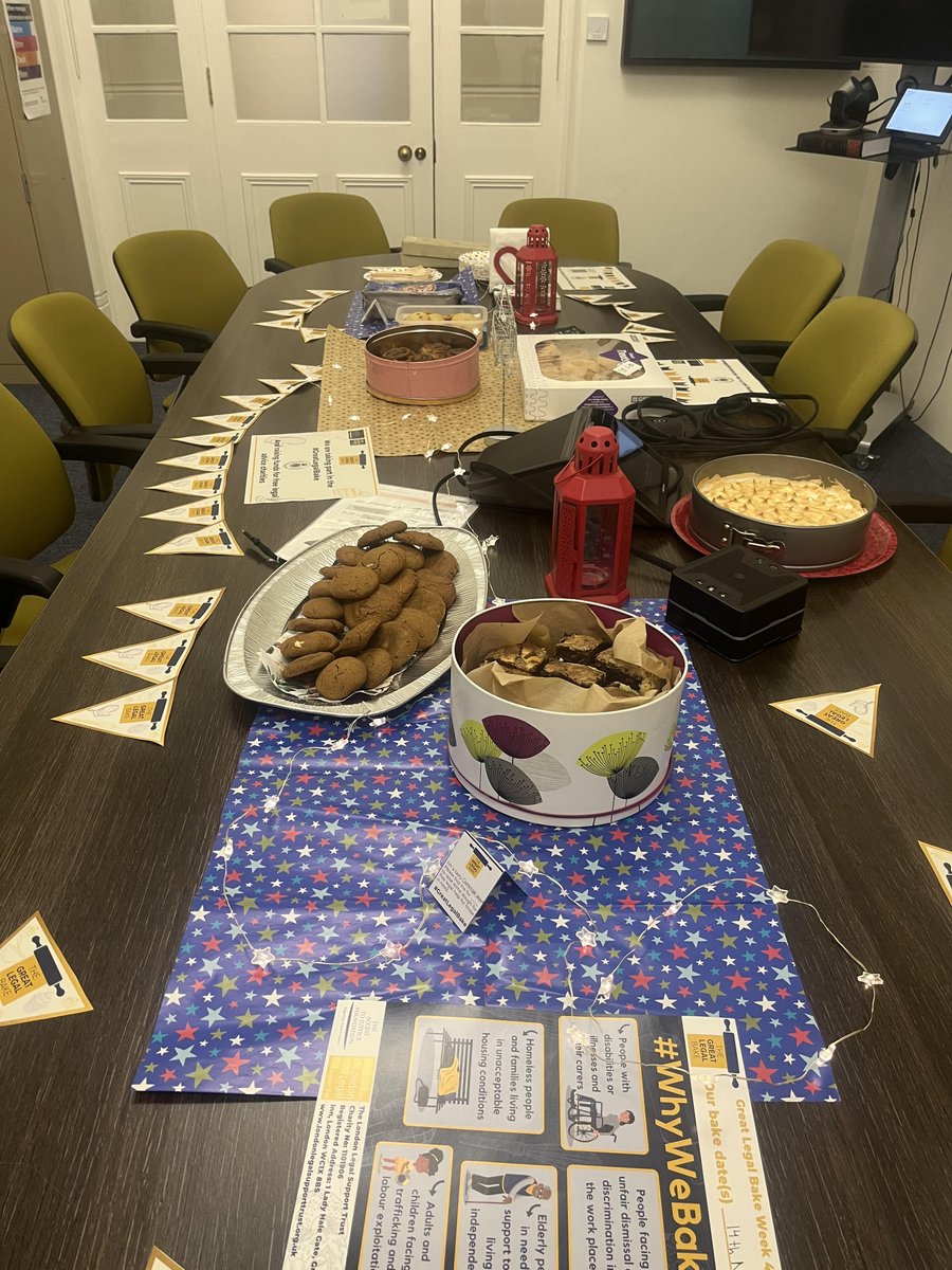 OPC is delighted to participate in the #GreatLegalBake for #ProBonoWeek. Our bake sales will be taking place in our offices to help raise funds in support of #accesstojustice. Raising dough for justice!🍰@LondonLegal