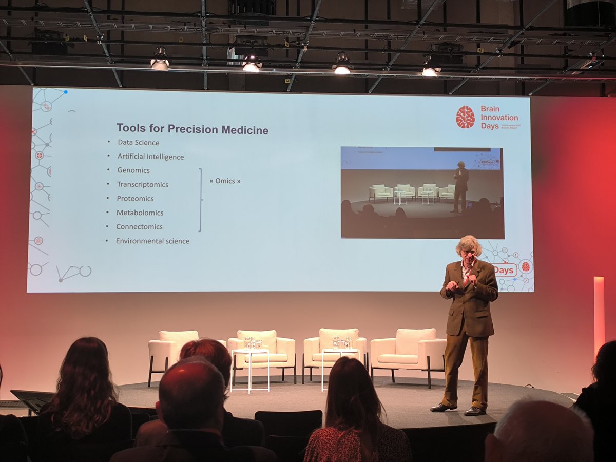 EBRAINS_eu's tweet photo. Earlier today at the #BIDays in Brussels, Serge Goldman from @ULBruxelles presented the opportunities and challenges of precision medicine for mental health disorders. https://t.co/52Pke7hXjl