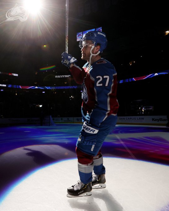 Jonathan Drouin in an Avalanche jersey