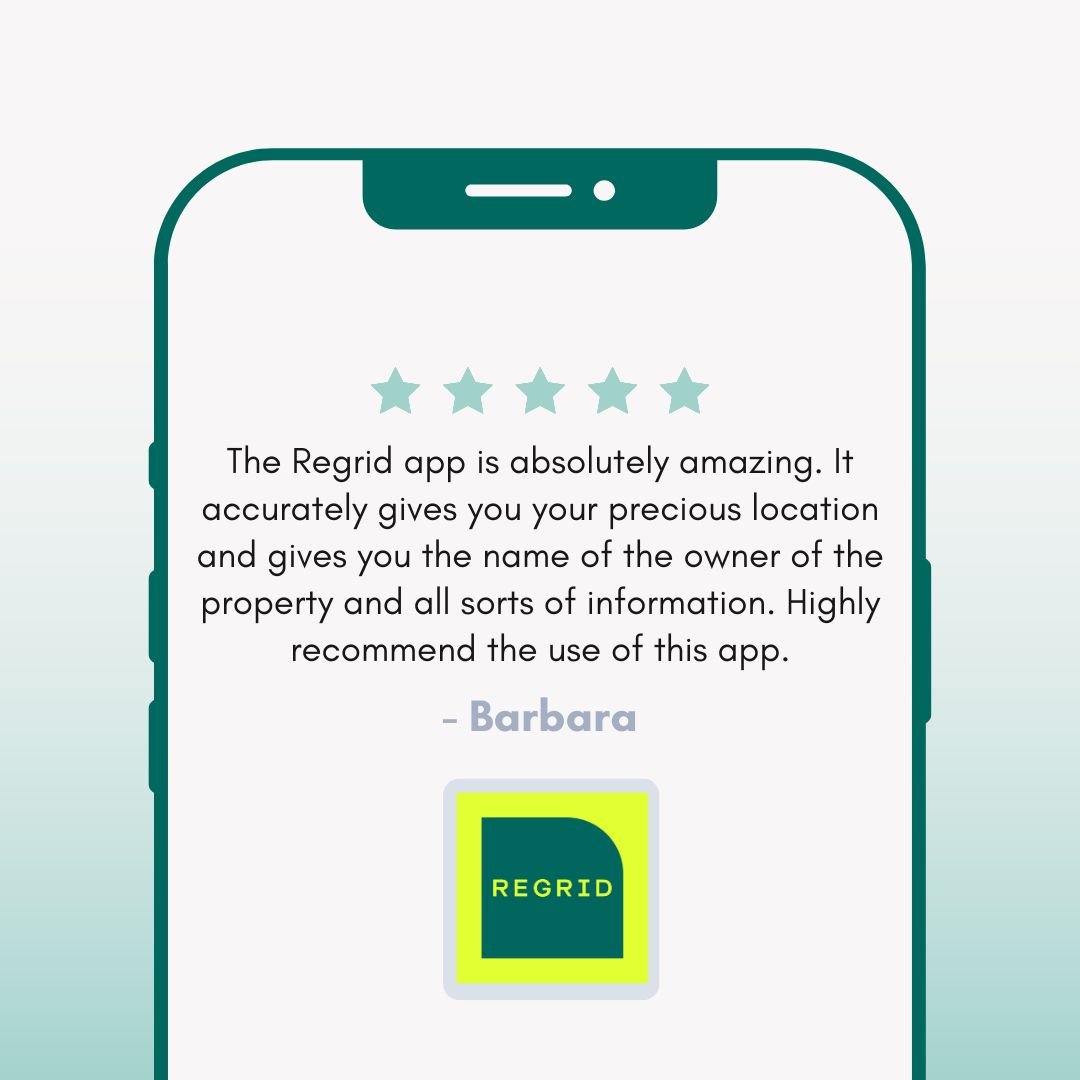 regridapp's tweet image. With a near-perfect rating in the app store, the Regrid Property App is trusted by users as the best way to view properties and explore land!

See what makes it stand out—try it for free today! hubs.li/Q02Y4kJc0 #LandData #PropertyApp #Explore