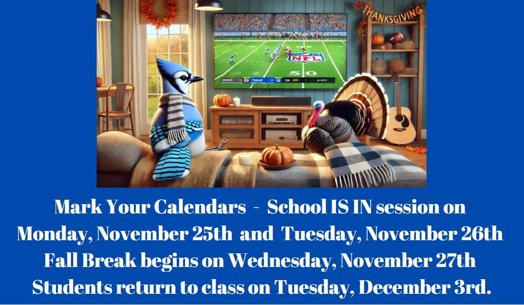 Fall break is headed our way, mark your calendars!
#MJaysMasterpiece
