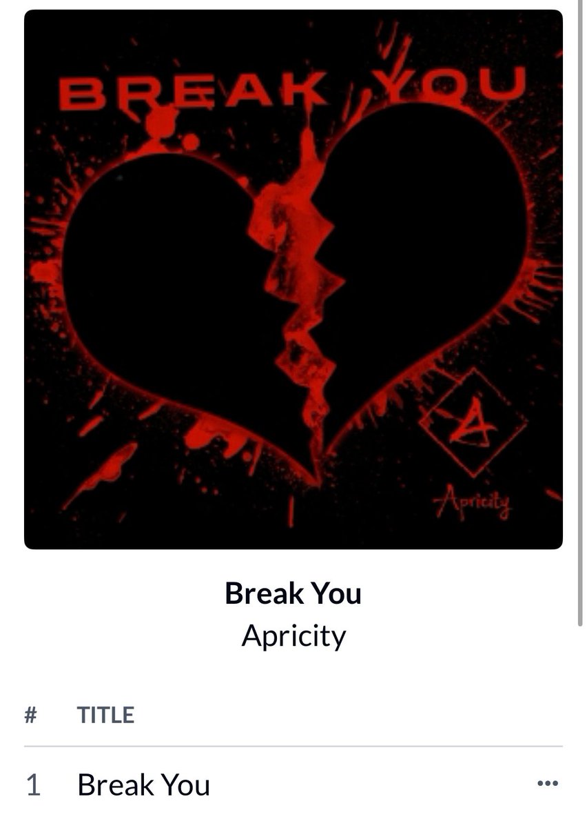 There's a brand new Apricity single dropping tomorrow! Click the link in the comments to pre-save! Woot woot!  <a href="/Apricity1music/">Apricity</a>