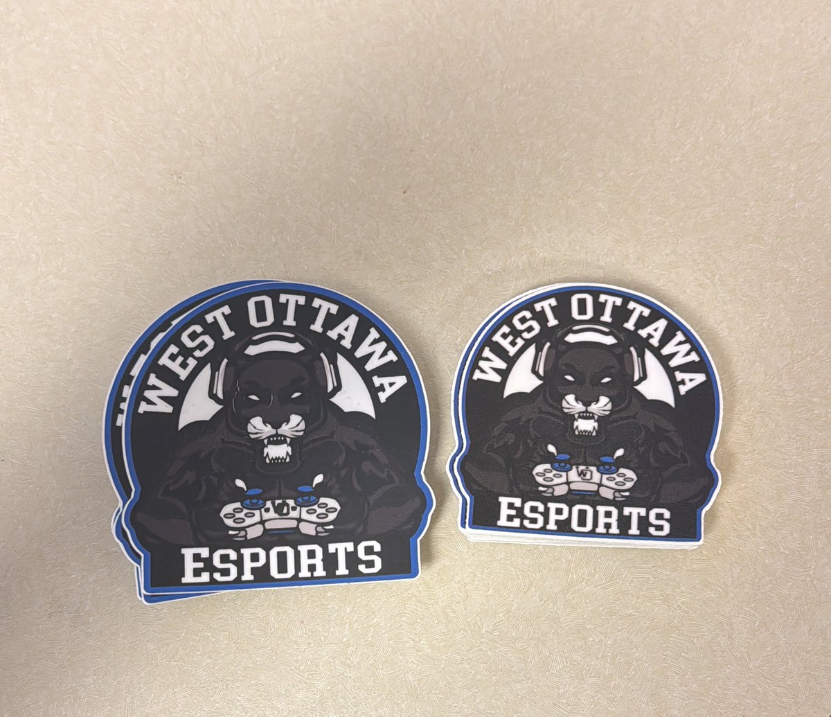 Good morning everybody!! If you would like one of these AWESOME esports stickers, find coach ray(ms ashley-campus safety) during the day today!!! It’s our last regular season match for Valorant today as well. Let’s go panthers! #gowo #esports #mihsef #michiganesports