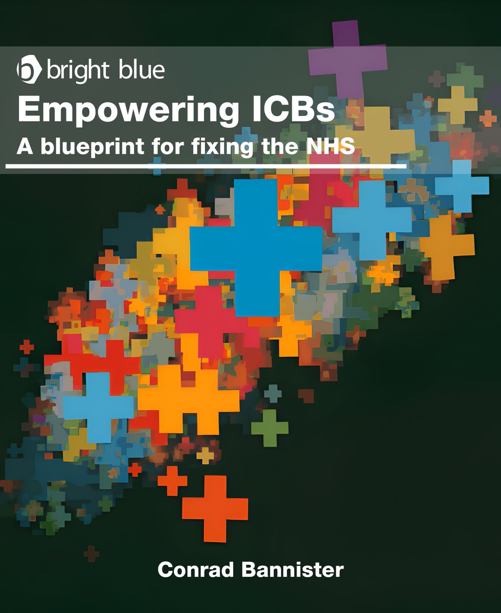 🧵New report

📘Today, Bright Blue publishes a new major policy report: 'Empowering ICBs: A blueprint for fixing the NHS’

The report makes 12 original policy recommendation that flow from four key principles:

Prioritisation of the long-term. This report seeks to avoid
