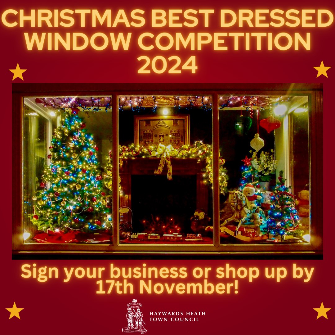 We're looking to bring a touch of festive cheer across the town centre by encouraging businesses to enter our ‘Best Dressed Christmas Window’ competition!  Entry to the competition is free, register your entry form using this link (forms.office.com/e/e5itVPAvqK) by 17th November.