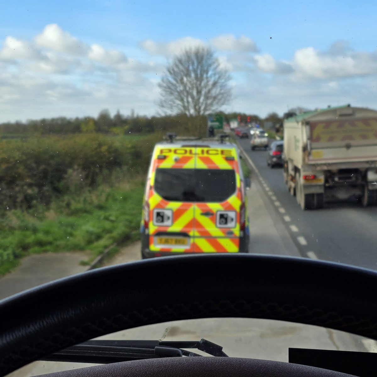 And then I managed to feck up this camera van making any money as i needed a break he asked me to move and was told best ring DVSA as I'm on a break how long he said it said 46mins slammed his little window shut and sodded off