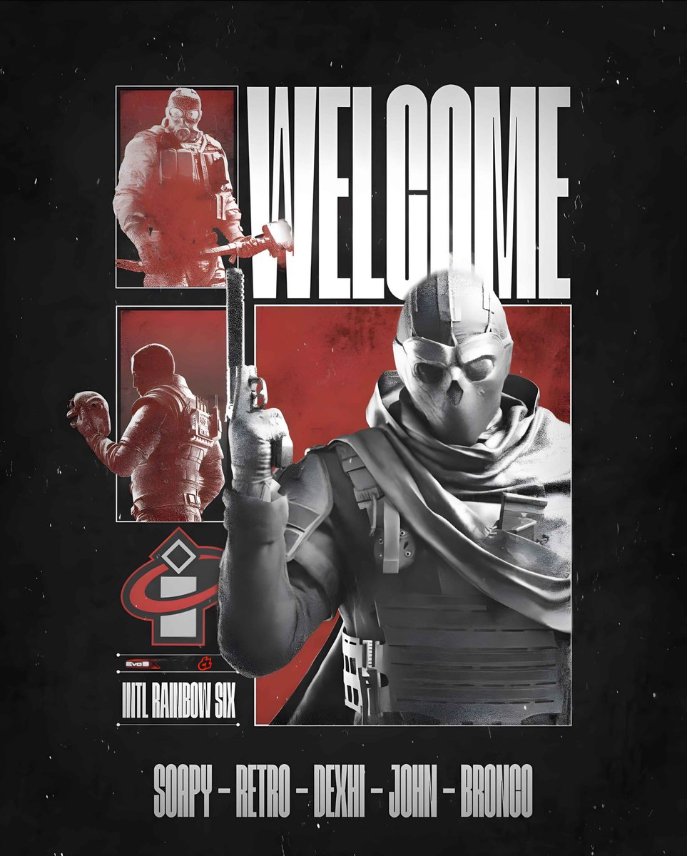 🔥 RE-INTRODUCING INTL RAINBOW 6 🔥

Roster:

🎮 @RetroBoominAMP 
🎮 @jhonr6s 
🎮 @SoapOwnsU 
🎮 <a href="/Dexhiloz/">Dexhi</a> 
🎮 <a href="/_kidBronco/">Bronco</a> 

Coach: <a href="/BludgeonR6/">Bludgeon</a> 

#IntelligenceWithin #INTLVictory 🏆