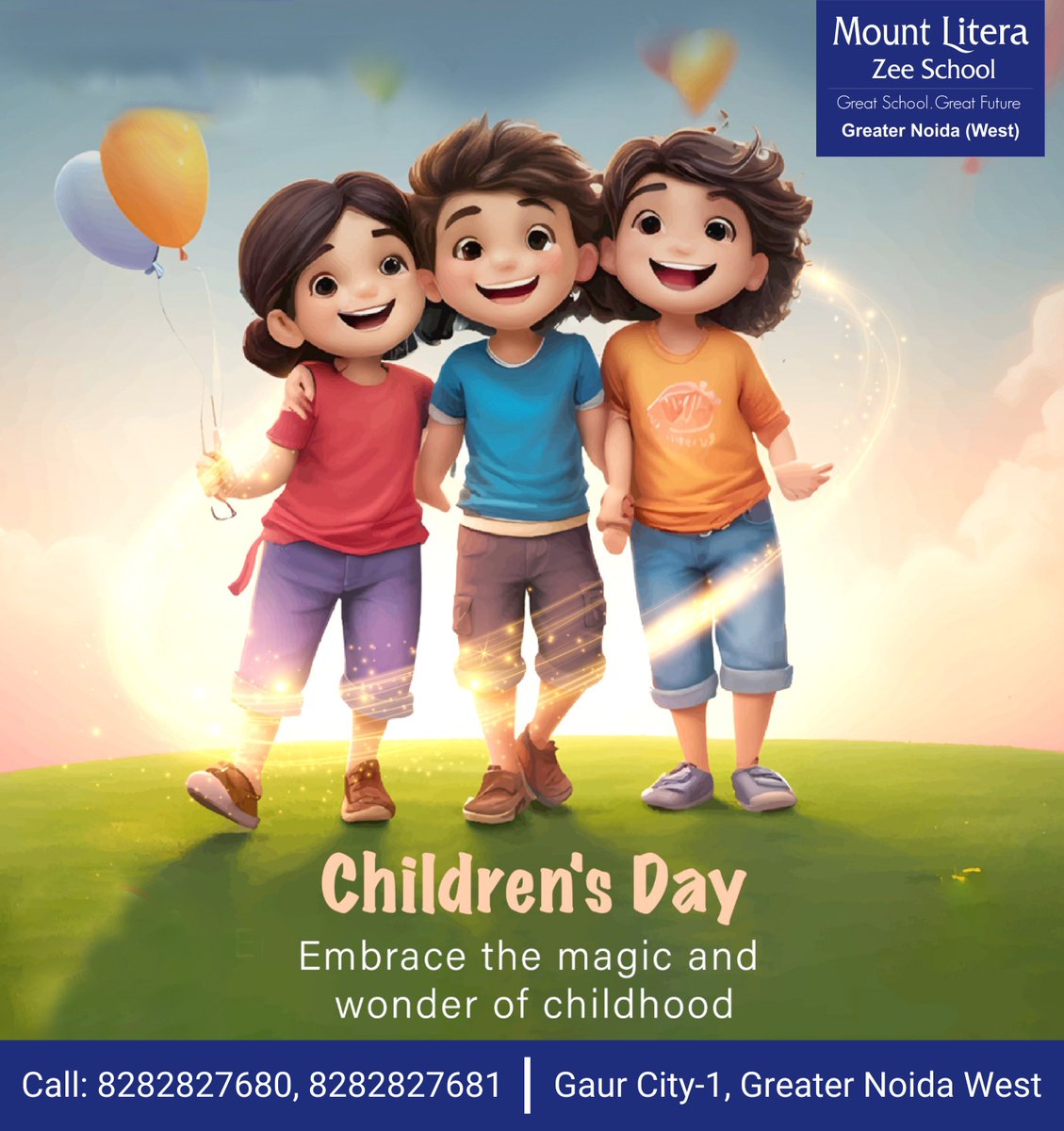 mountliteragnw's tweet photo. 🎈Happy Children's Day from Mount Litera Zee School🌟
Today, we celebrate the spirit, creativity, and boundless energy of our young learners who fill our school with joy and wonder. 
Wishing all our amazing students a very Happy Children's Day! 🎉🎈

#HappyChildrensDay https://t.co/OCFGh6tz7E