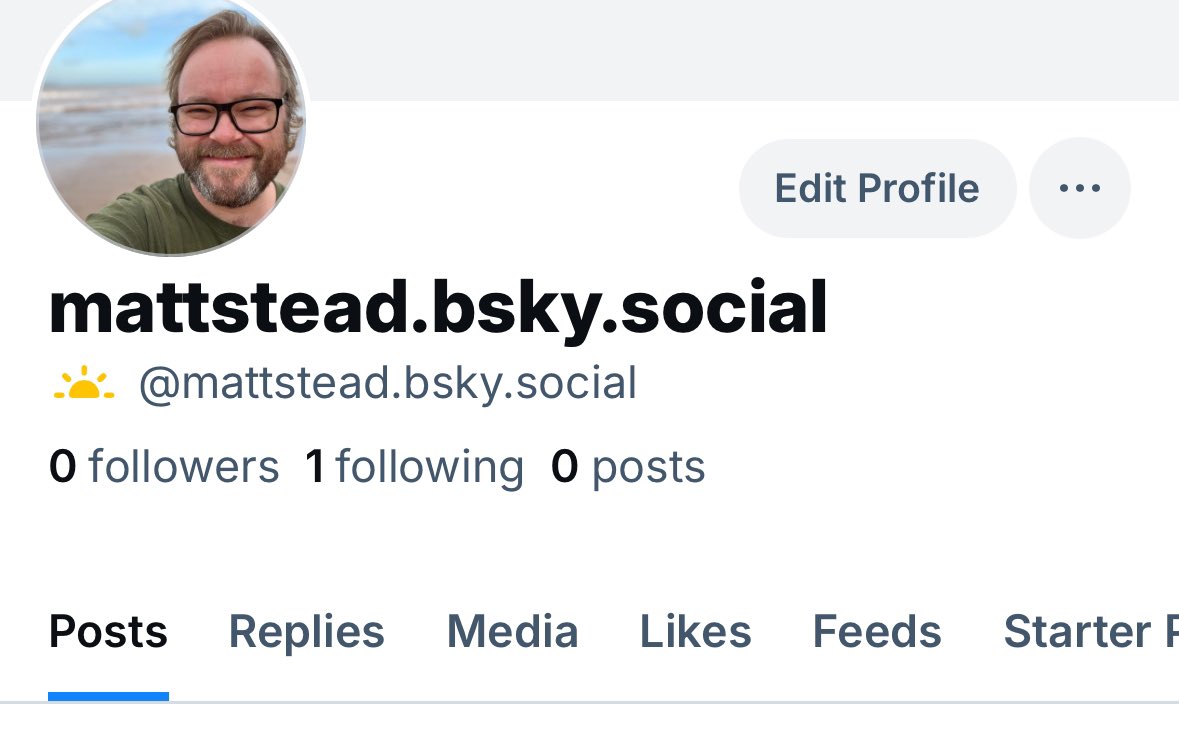 Not that anyone will care (I don’t post much here) but I’m going over to Bluesky too. 

bsky.app/profile/mattst…