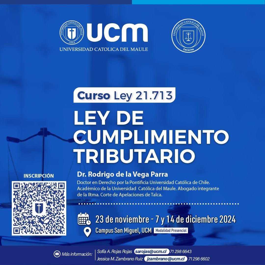 🎓 ¡Prepárate para el cambio! Actualízate con el curso “Reforma: Ley de Cumplimiento Tributario 2024” de la UCM 📚✨

✅ Cambios al Código Tributario
✅ Ley de Impuestos a la Renta
✅ IVA y más.