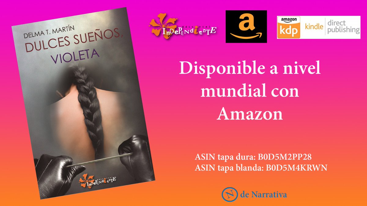 editorialinde1's tweet photo. Hoy os hablamos de la gran novela "Dulces sueños, Violeta", de nuestra genial escritora @DelmaTMartin, un libro de intriga policial con tintes paranormales.

#editorialindependiente #delmatmartin #dulcessueñosvioleta #narrativa #noveladeterror #novelademisterio #novelapoliciaca https://t.co/wcUCW1xrfq