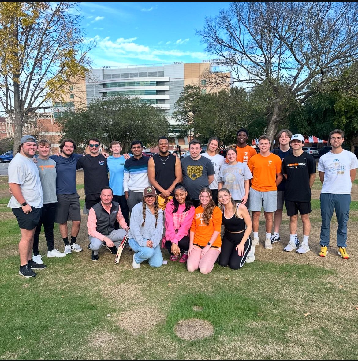 Aman Misra (@sociologysport) on Twitter photo So much fun playing cricket as a class. 375 sport reporting students from <a href="/UTCCI/">UT College of Communication & Information</a> <a href="/UTJEM/">UT School of Journalism and Media</a> at UTennessee now working on class assignment based around learning about a new sport. @hganjoo_153 <a href="/PeterDellaPenna/">Peter Della Penna</a> <a href="/ajarrodkimber/">Jarrod Kimber</a> So much fun playing cricket as a class. 375 sport reporting students from <a href="/UTCCI/">UT College of Communication & Information</a> <a href="/UTJEM/">UT School of Journalism and Media</a> at UTennessee now working on class assignment based around learning about a new sport. @hganjoo_153 <a href="/PeterDellaPenna/">Peter Della Penna</a> <a href="/ajarrodkimber/">Jarrod Kimber</a>