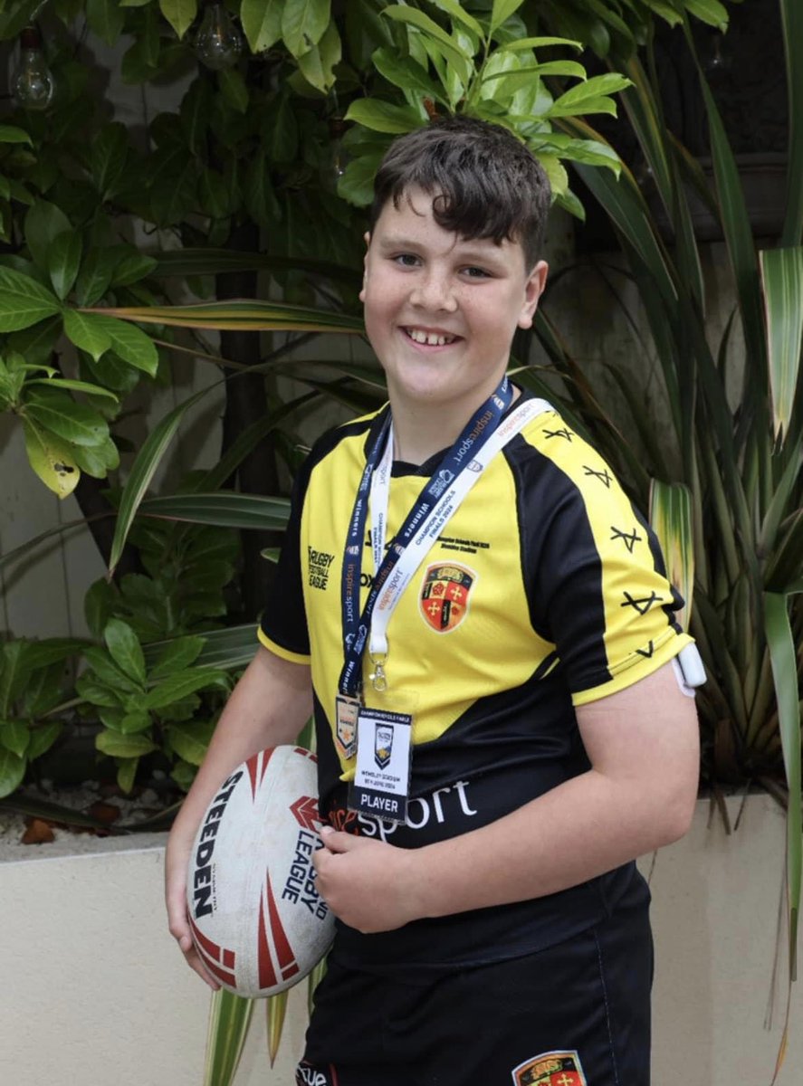 Happy World Diabetes Day!  

My son George manages his Type 1 diabetes every minute of every day! He has highs &amp; lows (bloods &amp; mood 😊) He never lets it hold him back! This year he played rugby for his school at Wembley &amp; won 🏆 it doesn’t identify him it’s part of him.