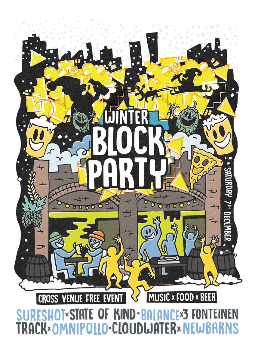 Balance Brewing & Blending (@balancebrew) on Twitter photo On Saturday 7th December we are throwing another massive Block Party. As usual, ourselves, @trackbrewco, <a href="/cloudwaterbrew/">Cloudwater Brew Co</a> and <a href="/sureshotbrew/">Sureshot Brewing</a> are bringing the best breweries, street food and music to Manchester.
At @balancetap we have invited the legendary <a href="/3Fonteinen/">3 Fonteinen</a>! On Saturday 7th December we are throwing another massive Block Party. As usual, ourselves, @trackbrewco, <a href="/cloudwaterbrew/">Cloudwater Brew Co</a> and <a href="/sureshotbrew/">Sureshot Brewing</a> are bringing the best breweries, street food and music to Manchester.
At @balancetap we have invited the legendary <a href="/3Fonteinen/">3 Fonteinen</a>!