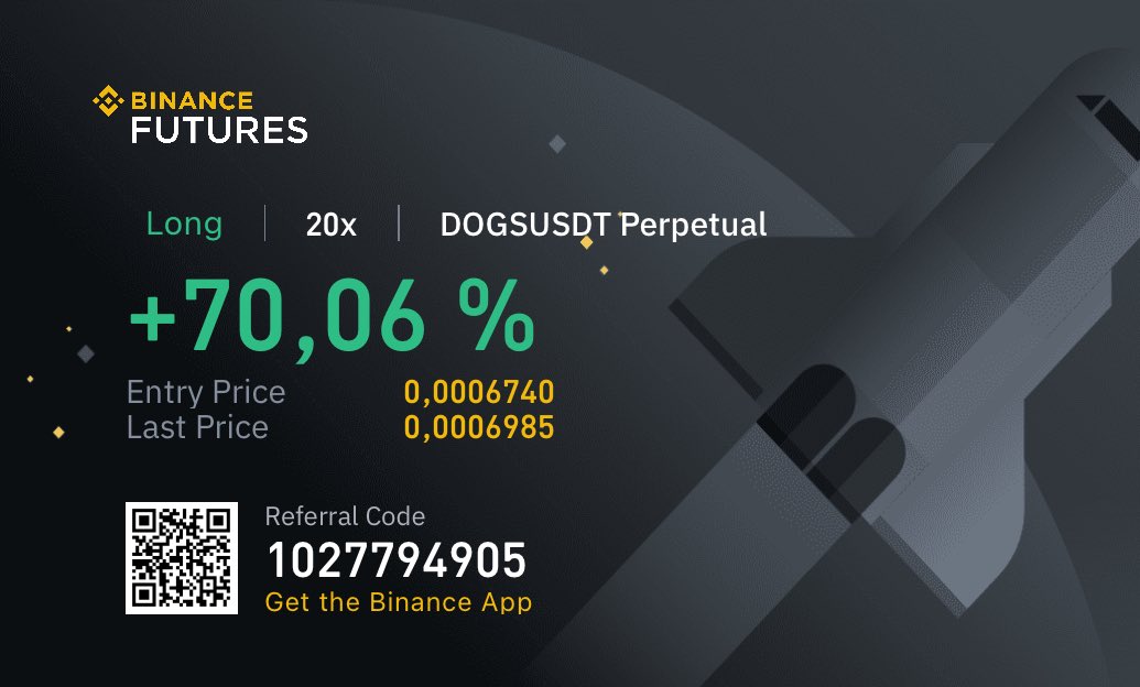 tgccarmichael's tweet photo. #dodge #binance https://t.co/IKKVc5395J