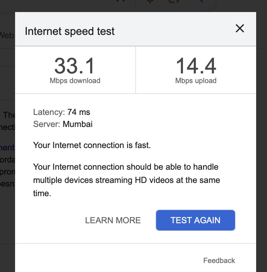RajanMore's tweet photo. @reliancejio pahale local level thik se service dijiye 
is this 100mbps? https://t.co/sTCEzC7D24