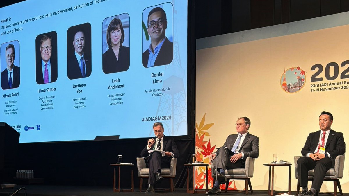FitdSocial's tweet photo. Oggi si è svolta a Tokyo la Conferenza Annuale dello #IADI dal titolo "Future proofing the Core Principles: raising the bar for deposit insurance systems", alla quale hanno preso parte più di 200 partecipanti provenienti da tutto il mondo.

#2024IADIAnnualConference #Tokyo https://t.co/y7I0w5nEr4
