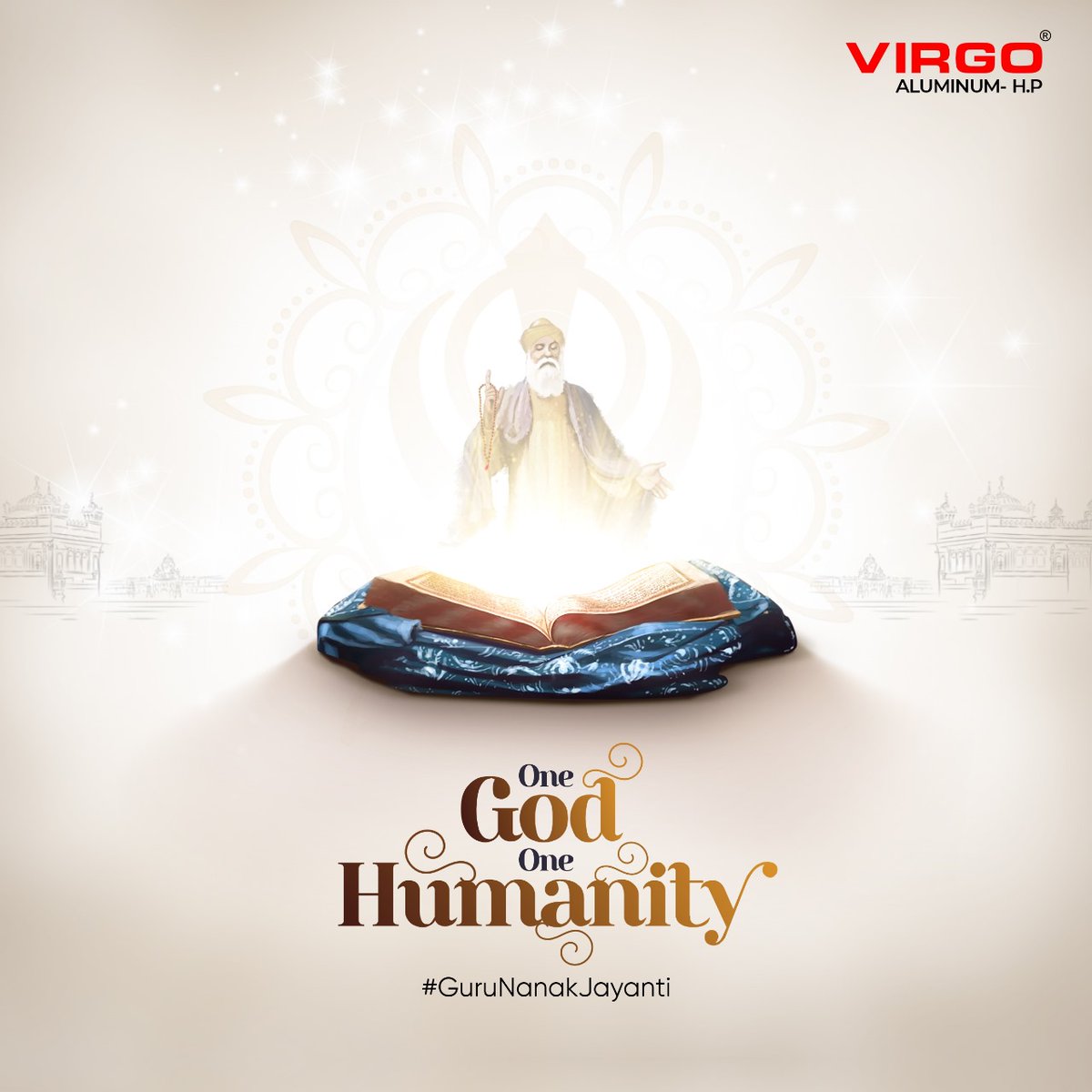 Celebrating the eternal wisdom of Guru Nanak Dev Ji—One God, One Humanity. Let’s walk the path of unity and peace. 
.
.
.
#GuruNanakJayanti #Oneness #DivineWisdom