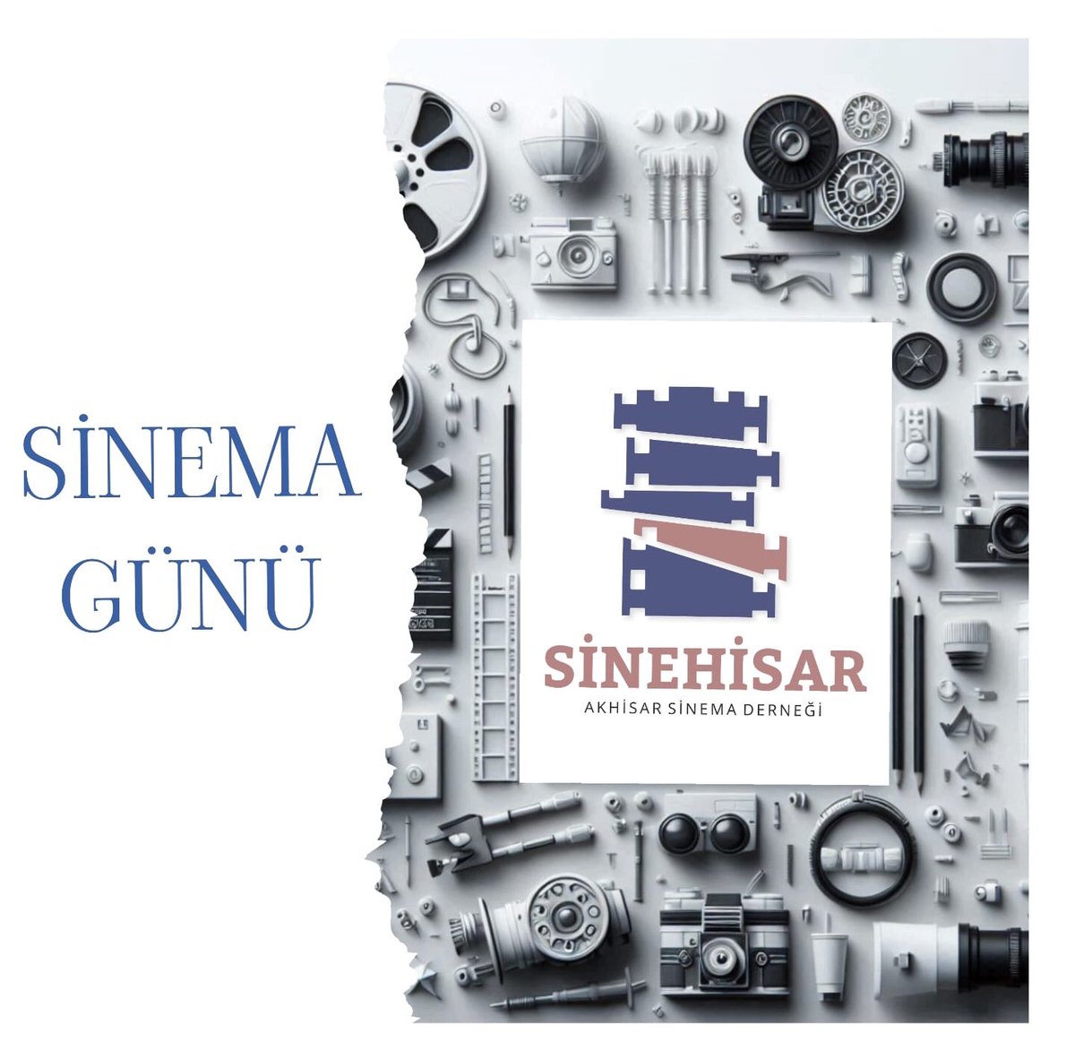 sinehisar's tweet photo. Manisa’nın ilk ve tek sinema derneği olarak, 14 Kasım Sinema Günü’nü tüm sinemaseverlerle birlikte kutlamaktan gurur duyuyoruz. 🎞️ https://t.co/RFJm3N9aBx