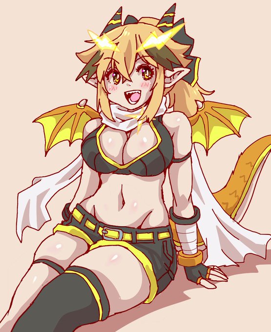 いとりょさん(@drgn_uma)ところのサンちゃん!
#雷星の竜使い 