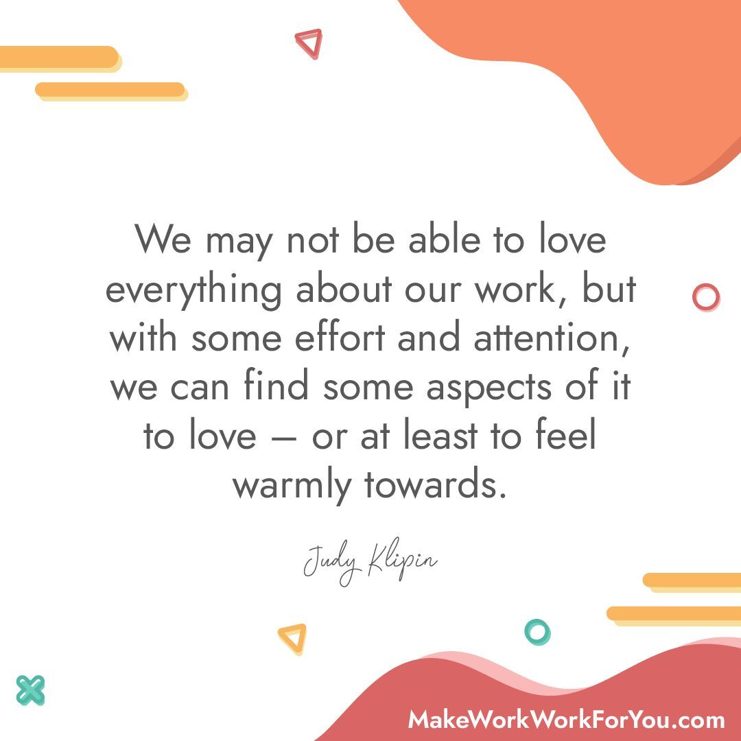 JudyKlipin's tweet image. Work isn&apos;t always sunshine and rainbows, but it doesn’t have to be all grey clouds either. Focusing on what we feel warm about can change the way we experience our work.

#LifeLessons #MakeWorkWorkForYou #WorkplaceWellbeing #PositiveWorkCulture