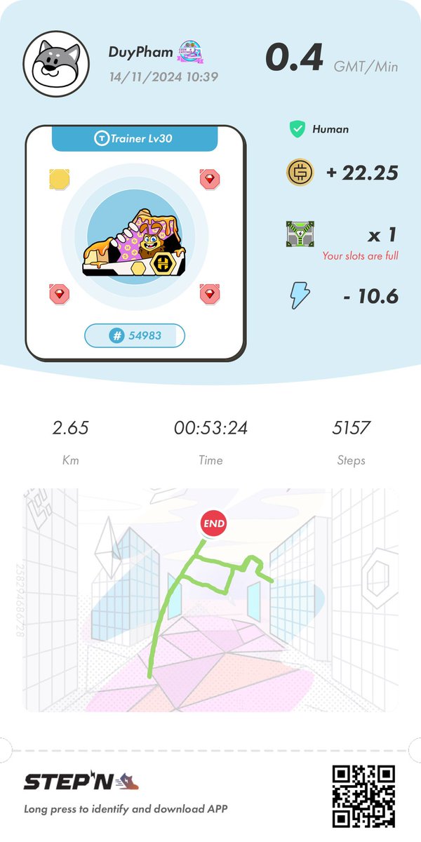 Vivusk's tweet photo. 🚶‍♂️ Just completed a 2 KM run with #STEPNGO! 🏃‍♀️🏅 Loving the active lifestyle and rewards. Check out my journey with #STEPNRun on X! https://t.co/wSUqHSsYae