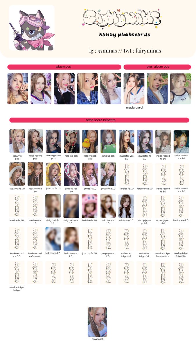 say my name album photocards template (1/2) - updated with jump up