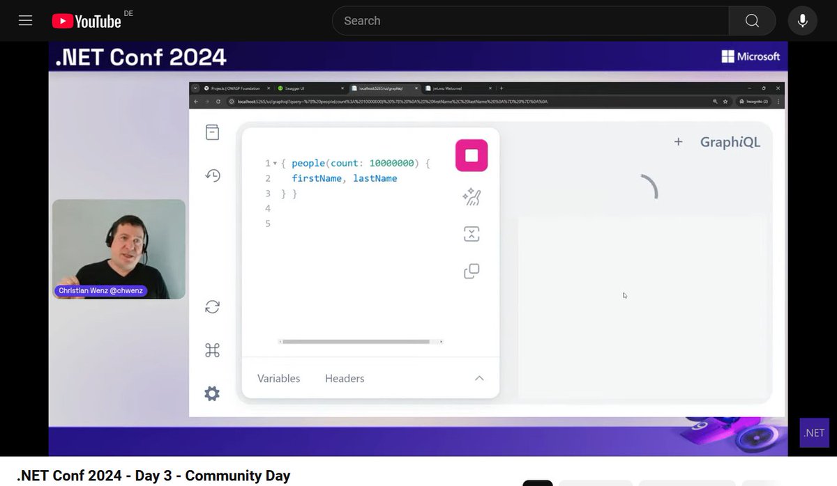 It was an honor to be part of <a href="/dotnetcnf/">.NET Conf #dotNETConf</a> for the .NET 9 launch! Had a great time presenting security threats for APIs (and countermeasures, of course). <a href="/dotnet/">.NET</a> #mvpbuzz