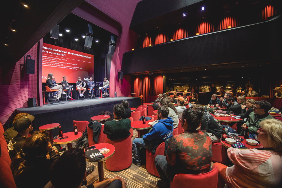 Ayer asistimos, como #FilminComedy, al primer encuentro de profesionales del sector de la comedia en Barcelona 🎙

Una mesa redonda, dentro del marco de Cruïlla Comèdia (<a href="/cruillabcn/">FESTIVAL CRUÏLLA</a>), en la que hablamos del estado actual del stand-up.