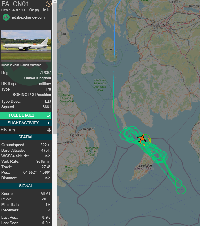 LynxTotem's tweet photo. Poseidon P8 ZP807 UK Military and the LOCKHEED MARTIN C-130J Super Hercules A97-468
Australia military, very interested in Isle of Man this morning. #p8 #c130 #ZP807 #A97468 #isleofman #falcn01 https://t.co/tg2ormAhzF