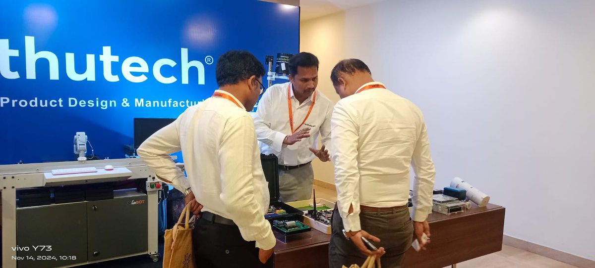 enthutechnology's tweet photo. 🚀 Honored to be in Hyderabad for @ictacademyindia BRIDGE'24!
Enthutech made a remarkable impact, showcasing trailblazing innovations and engaging with visionary leaders who are redefining the future of technology🌟
#enthutech #IoTInEducation #ICTAcademy #EdTechSolutions https://t.co/pzzkxhlL7d