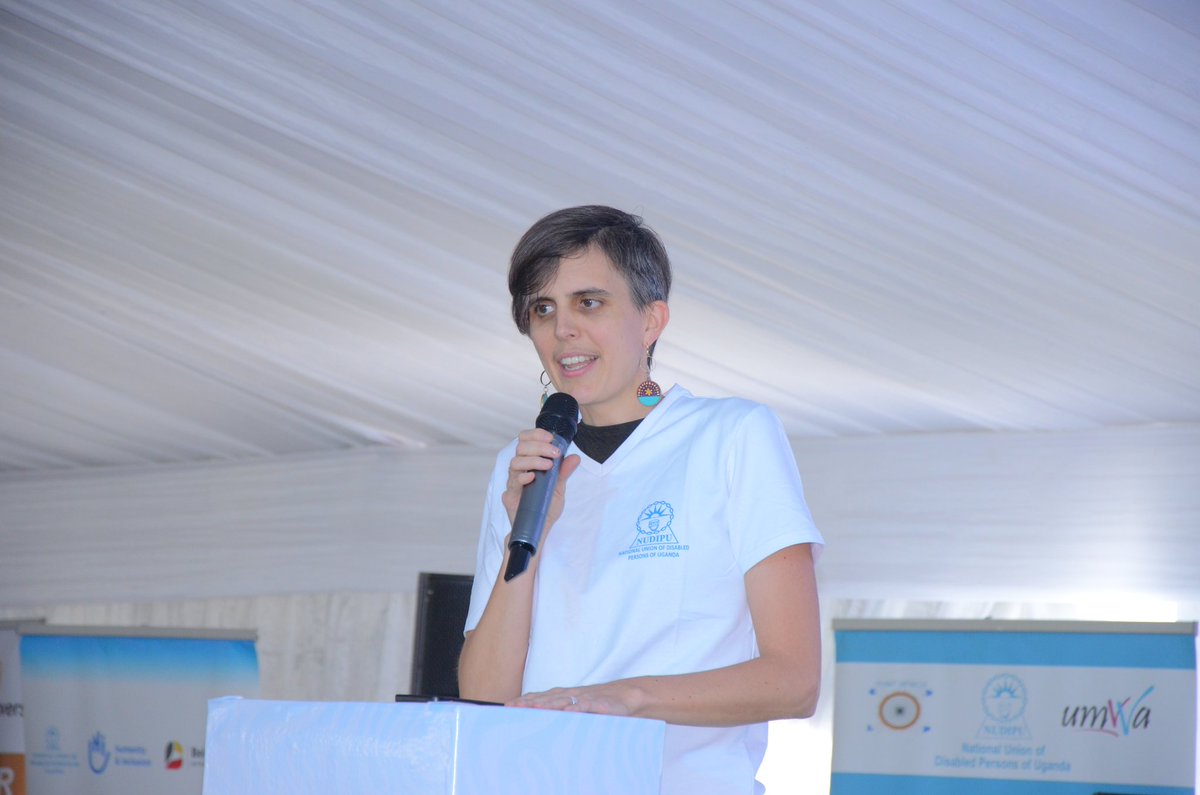 NUDIPU's tweet photo. On behalf of Development Partners a representative from @ADCinUganda Ms Simone Peter, shares they are proud to work with NUDIPU for the last five years and being part of today's event is a sign they appreciate the collaboration over the years.

#NUDIPUAdvocacyDay2024 https://t.co/RzwtbqIcF4
