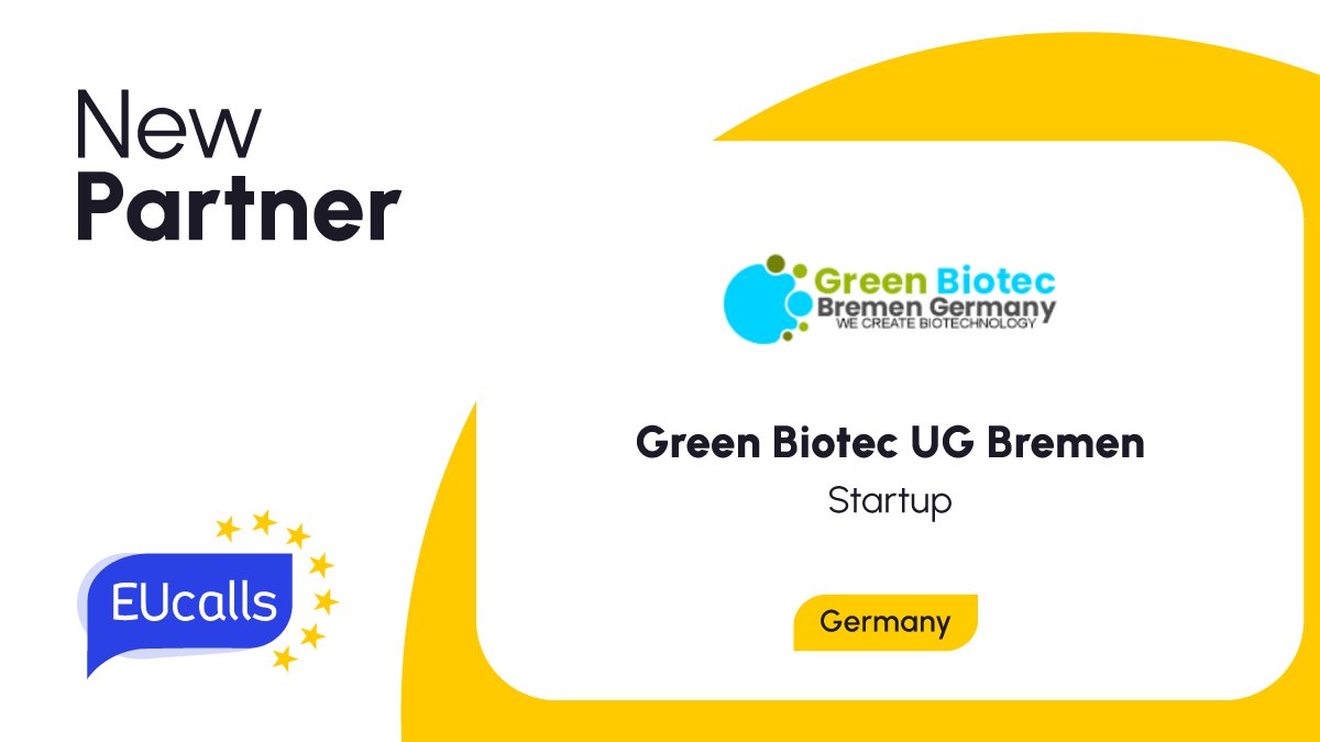 eucallsnet's tweet image. 🗣 Introducing our new #EUcallspartner, Green Biotec!

#GreenBiotech, based in 🇩🇪 Bremen, Germany, is a dynamic biotech firm focused on groundbreaking research in biotechnology and life sciences.

🤝 Explore their profile: eucalls.net/dashboard/part…

#eucallsnet