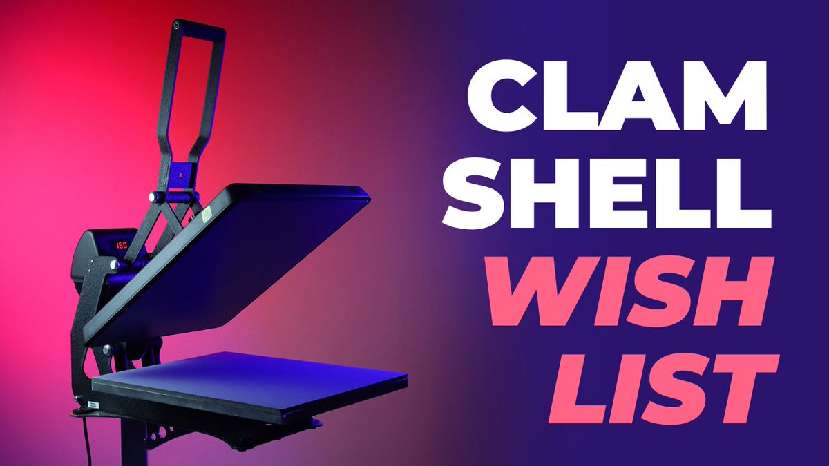 StahlsUK's tweet image. What's the best Clam Shell heat press setup? We explore this topic in this blog: bit.ly/48OaRoI

#clamshell #clamheatpress #heatprinting #heatpressing #heatpress #heatpressmachine #hotronix #professionalheatpress